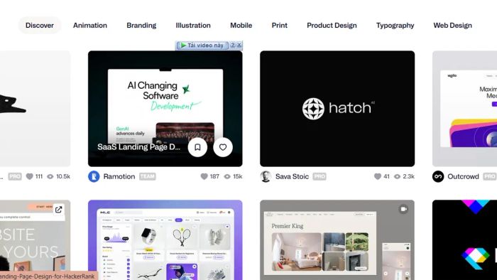 Đánh giá ưu nhược điểm nền tảng Dribbble