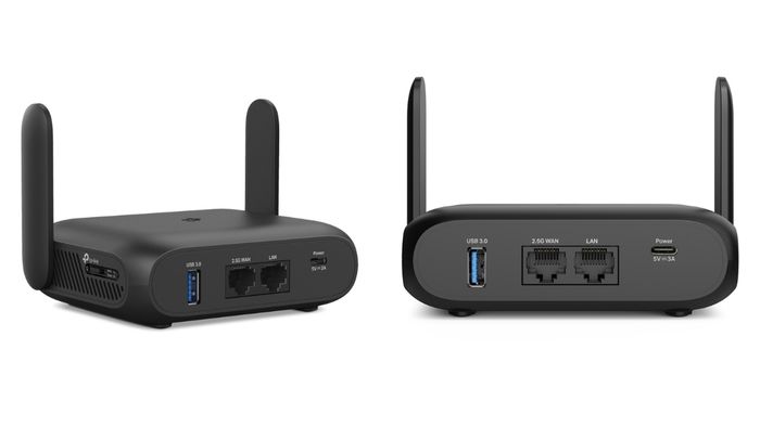 TL-WR3602BE được tích hợp đầy đủ các cổng kết nối gồm WAN 2.5Gbps, LAN 1Gbps và USB 3.0