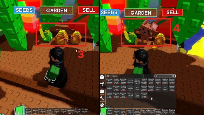 Hướng dẫn đơn giản để có pet Grow A Garden - bước thứ ba