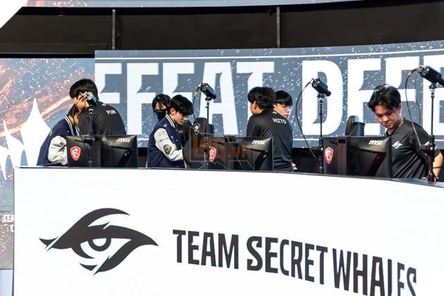 Dù đã cố gắng hết sức nhưng Team Secret Whales vẫn không thể đánh bại được CFO