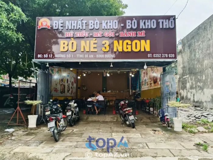 Đệ Nhất Bò Kho Thố - Tọa lạc tại đường Số 1, khu vực Dĩ An