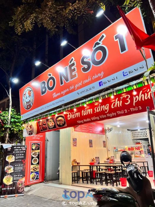 Bò Né Số 1 - Tọa lạc tại 124 Hoàng Hoa Thám, Thủ Dầu Một