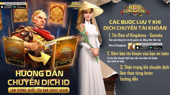 Rise of Kingdoms – Gamota: Bí Quyết Di Chuyển Dữ Liệu Tài Khoản Mới Nhất Năm 2025