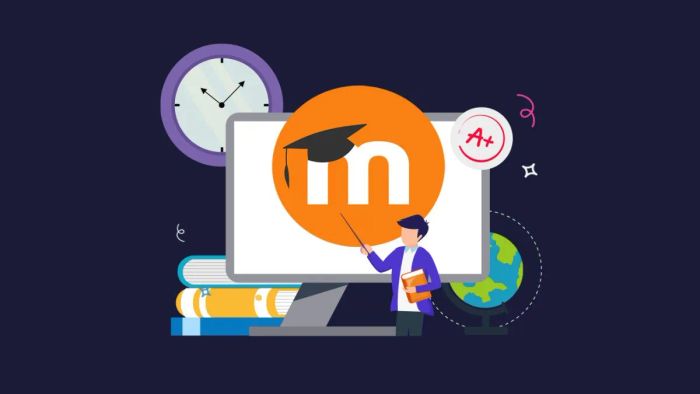 Hệ thống Moodle thích hợp với nhiều nhóm người dùng khác nhau