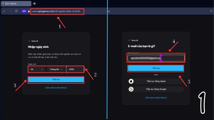 Hãy mở trình duyệt và truy cập website chính thức để tiến hành đăng ký tài khoản Quixel