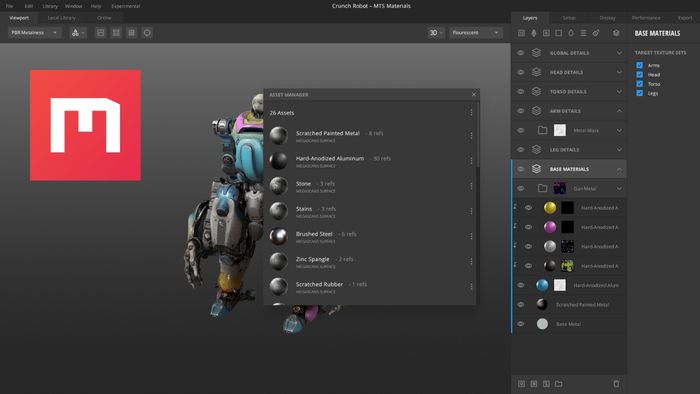 Quixel Mixer là ứng dụng chuyên dụng giúp thiết kế vật liệu 3D mới mẻ