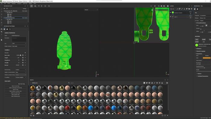 Substance Painter là phần mềm chuyên dụng để tạo texture và phủ chất liệu lên các đối tượng đồ họa 3D