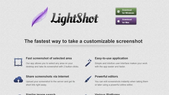Phần mềm chụp ảnh màn hình đa năng - Lightshot