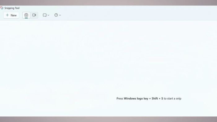 Phần mềm chụp màn hình đa năng - Snipping Tool