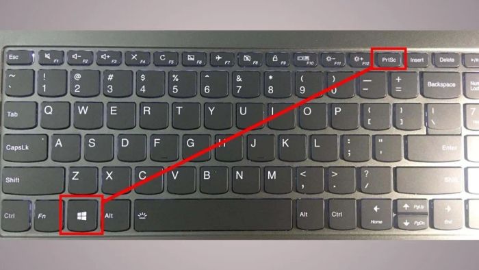 Hướng dẫn chụp màn hình Windows - phương pháp đầu tiên