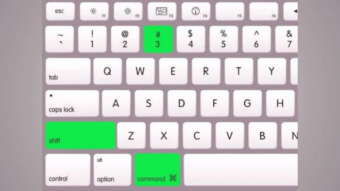 Hướng dẫn chụp màn hình Macbook - phương pháp đầu tiên