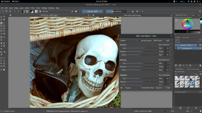 Krita - Lựa chọn hàng đầu của cộng đồng nghệ thuật số