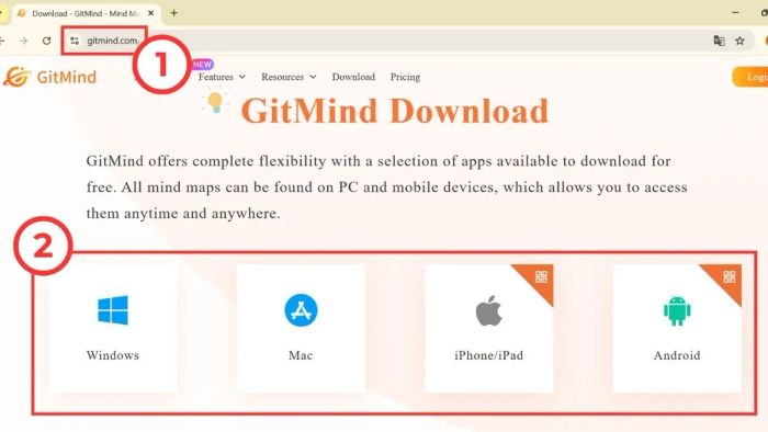 Hướng dẫn cài đặt và sử dụng GitMind phần 1