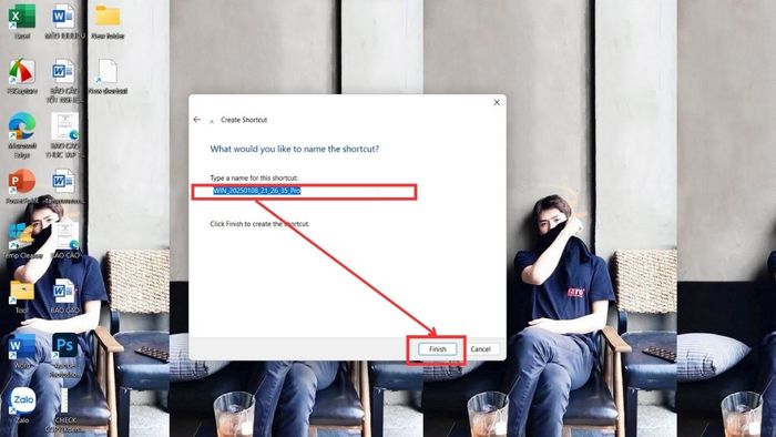 Hoàn tất quá trình ghim thư mục - Bước cuối cùng