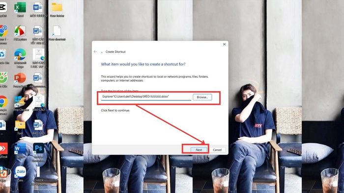 Tiếp tục quá trình ghim thư mục - Bước thực hiện thứ hai