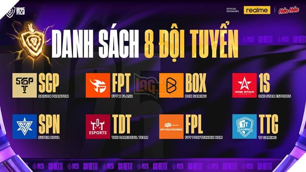 Cùng điểm mặt 8 đội tuyển sẽ tranh tài tại ĐTDV Mùa Đông 2025