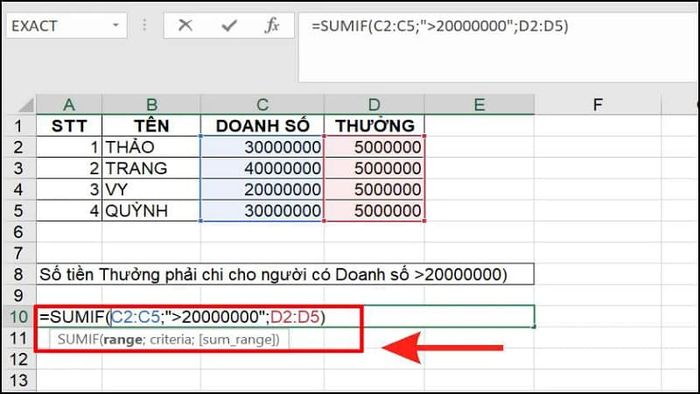 ham-tong-trong-excel-14