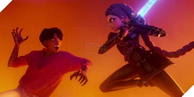 Hình ảnh đáng nhớ của Jinu và Rumi trong Kpop Demon Hunter