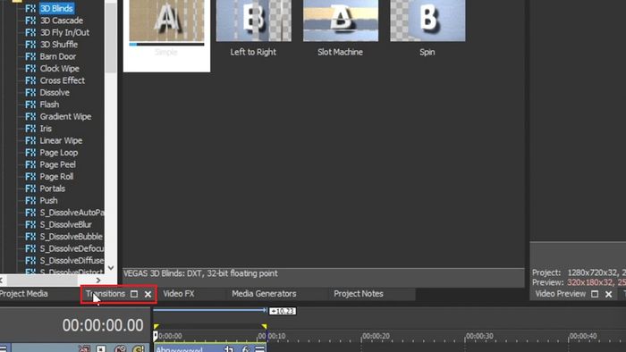Các bước hướng dẫn sử dụng Vegas Pro đầy đủ