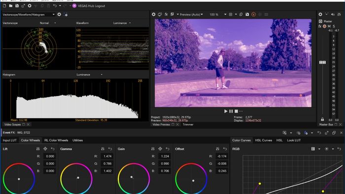 Cá nhân hóa giao diện Vegas Pro