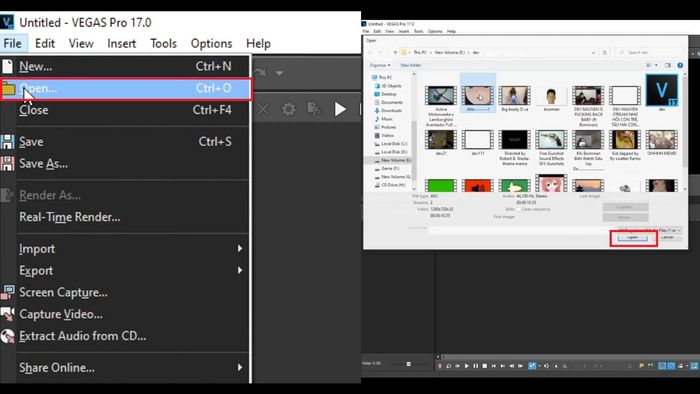 Hướng dẫn sử dụng Vegas Pro từng bước chi tiết