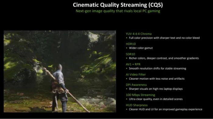 Chế độ Cinematic Quality Streaming mới được tích hợp nhằm nâng tầm trải nghiệm hình ảnh khi truyền phát lên một đẳng cấp hoàn toàn mới.