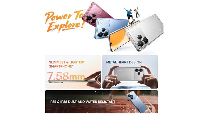 realme P4 sở hữu thiết kế ngoại hình cuốn hút
