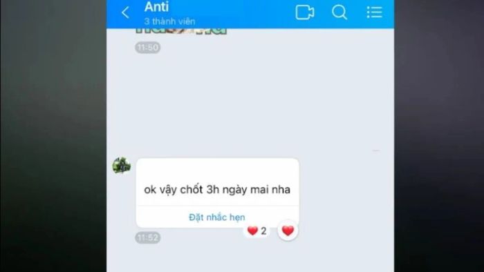 Hướng dẫn tạo nhắc hẹn cá nhân trên Zalo bằng điện thoại - bước đầu tiên