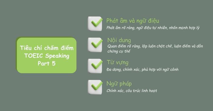 Thang điểm và những yếu tố giám khảo dùng để chấm điểm