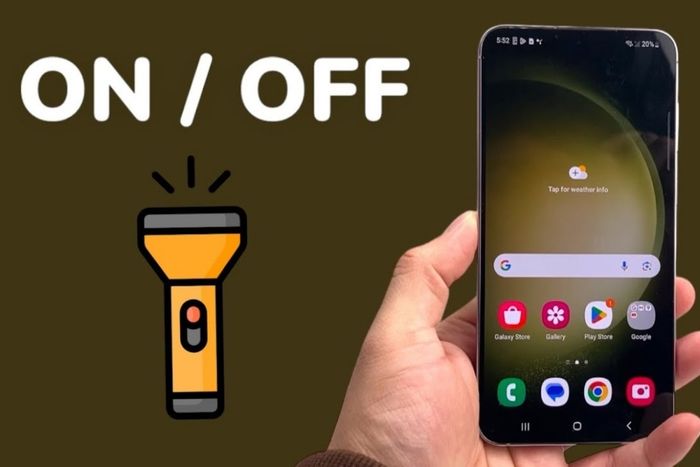 Phương pháp bật và tắt đèn flash trên điện thoại Android cập nhật mới