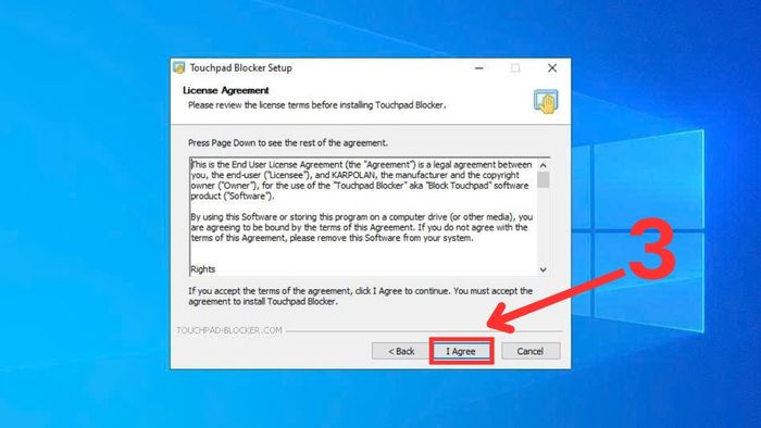 Hướng dẫn từng bước thiết lập Touchpad Blocker