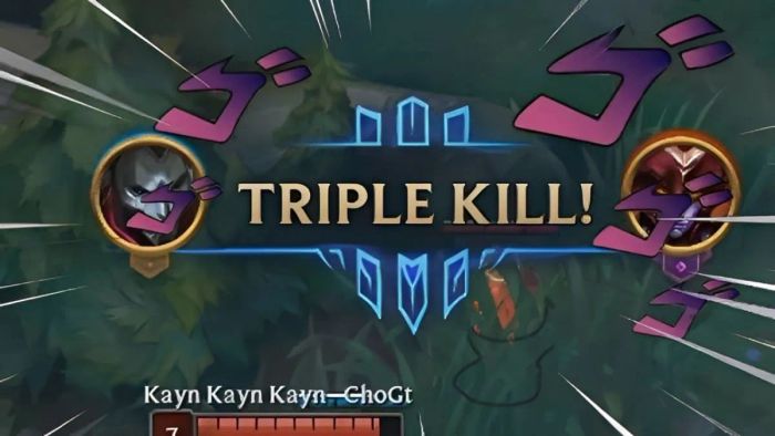 Cách để đạt được Triple kill trong game