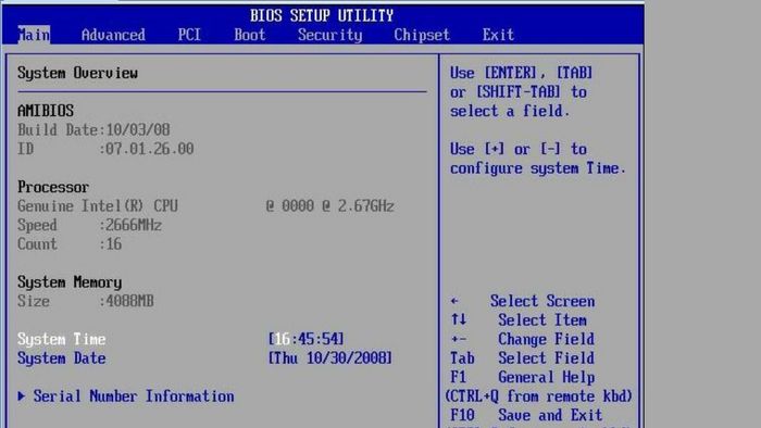 Hướng dẫn bật EXPO trong BIOS/UEFI - Bước đầu tiên