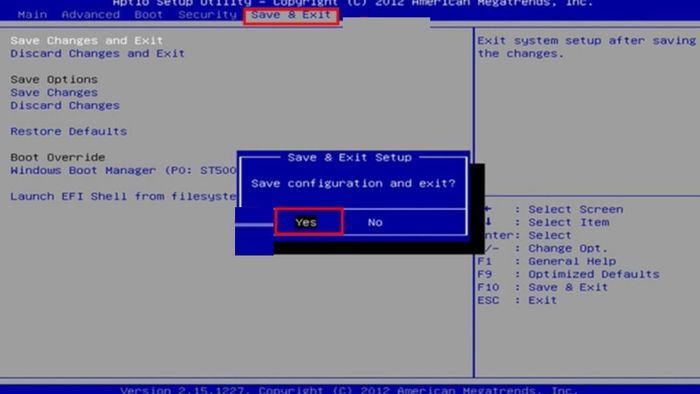 Hướng dẫn kích hoạt EXPO trong BIOS/UEFI - Bước cuối cùng