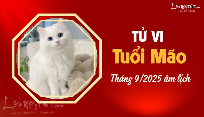 Tu vi thang 9/2025 tuoi Mao am lich