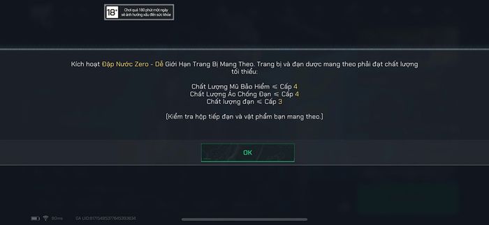 Operation Delta Force: giới hạn