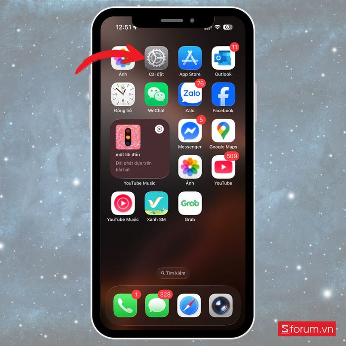Cách cho phép cửa sổ bật lên trên iPhone trong Safari bước 1