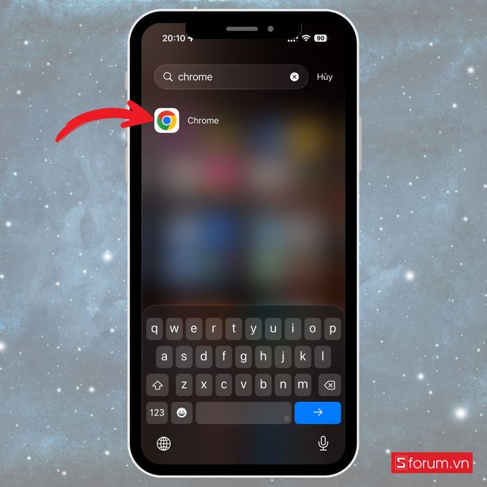 Cách cho phép cửa sổ bật lên trên iPhone trong Google Chrome bước 1