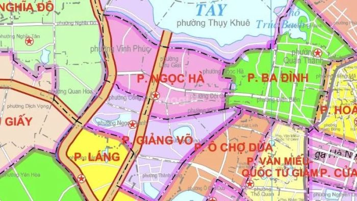 biến động giá bất động sản Quận Ba Đình sau khi hợp nhất
