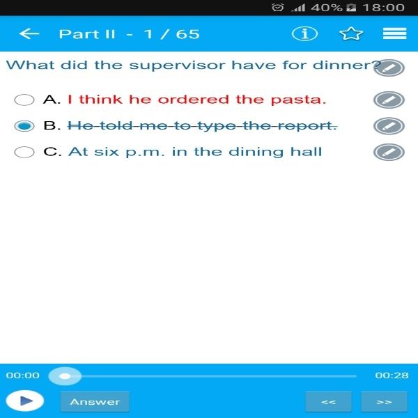App Luyện thi TOEIC TEST – TFLAT