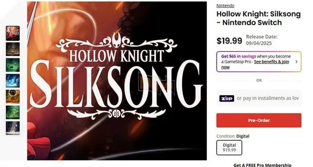 Hollow Knight: Silksong Làm Cộng Đồng Vui Mừng Với Mức Giá Ra Mắt Vô Cùng Dễ Chịu