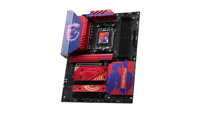 Thiết kế bên ngoài của bo mạch chủ MSI B850 MLG EDITION