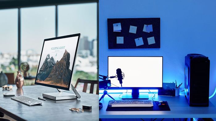 So sánh máy tính All in One với máy tính truyền thống