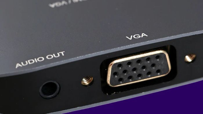 cổng VGA dần ít phổ biến trên thiết bị hiện đại