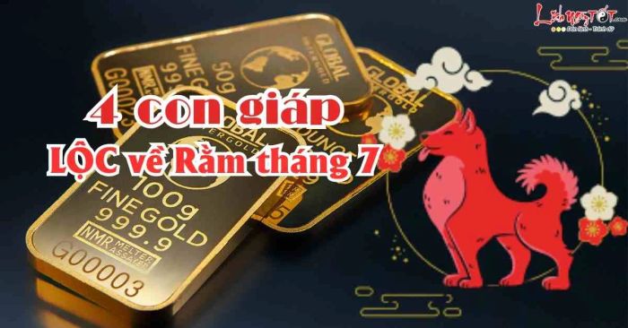 Con giáp này sẽ gặp vận may rực rỡ vào Rằm tháng 7.