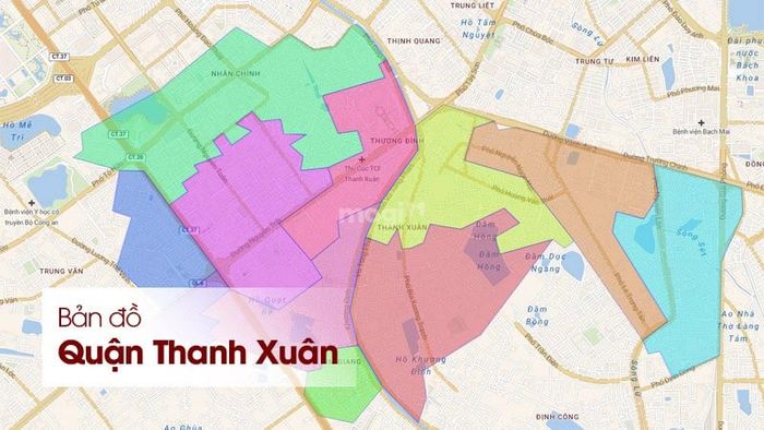 Thay đổi trong đơn vị hành chính và quy hoạch tại quận Thanh Xuân