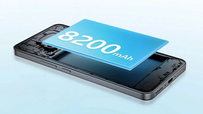 Vivo Y500 sở hữu viên pin khủng 8200 mAh
