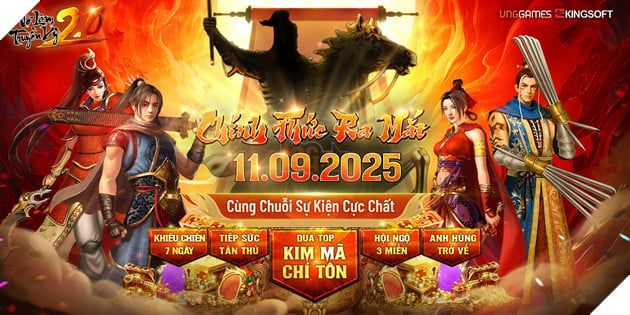 Võ Lâm Truyền Kỳ 2.0 PC chính thức ra mắt vào ngày 11/09/2025: Giang hồ tái sinh, ký ức huyền thoại vang vọng