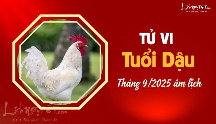 Tử vi tháng 9/2025 tuổi Dậu âm lịch