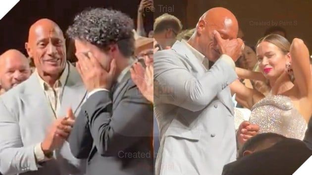 Dwayne Johnson xúc động đến bật khóc tại buổi chiếu ra mắt The Smashing Machine